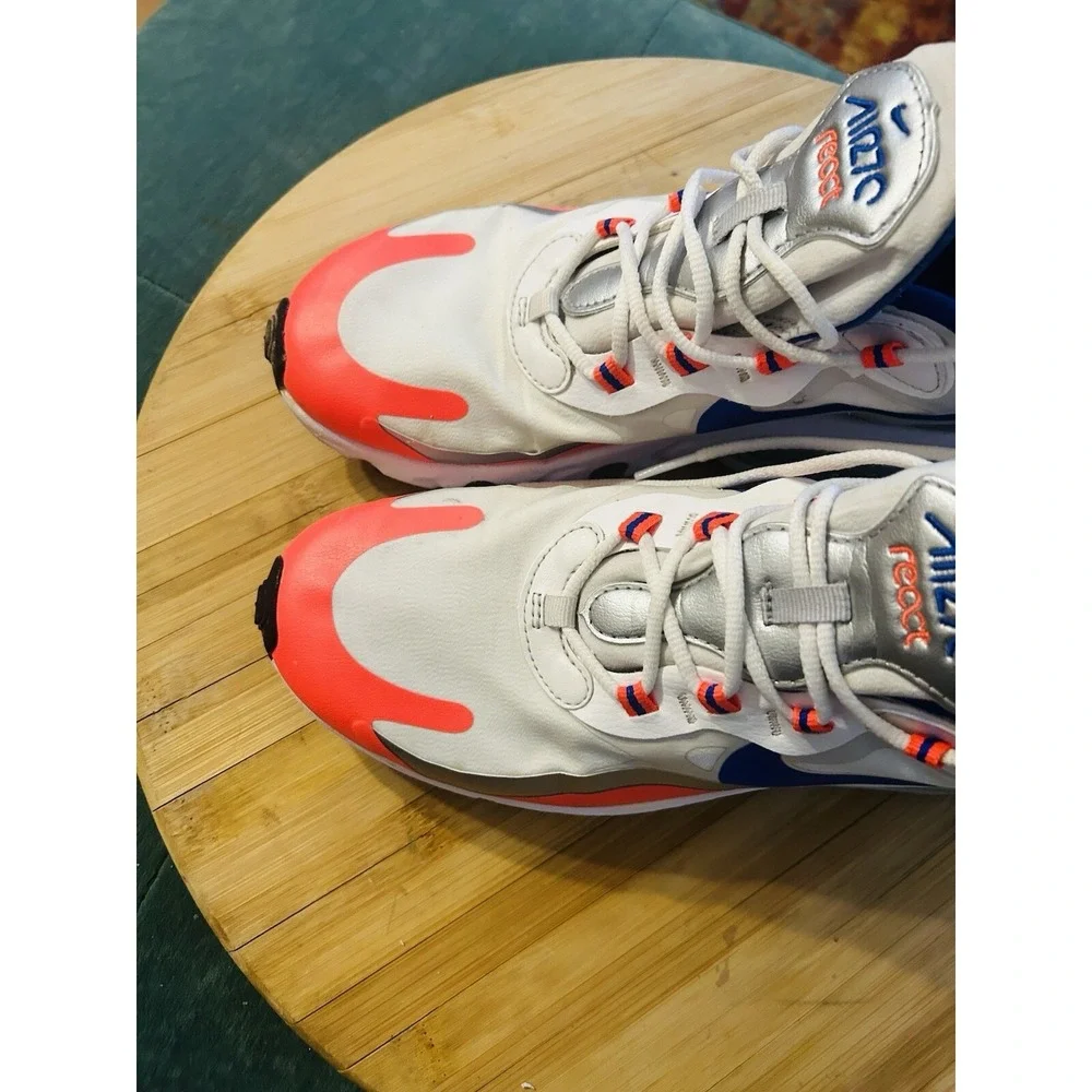Nike Air Max 270 React 'Knicks' Sneakers CW3094-100 Women's 9.5